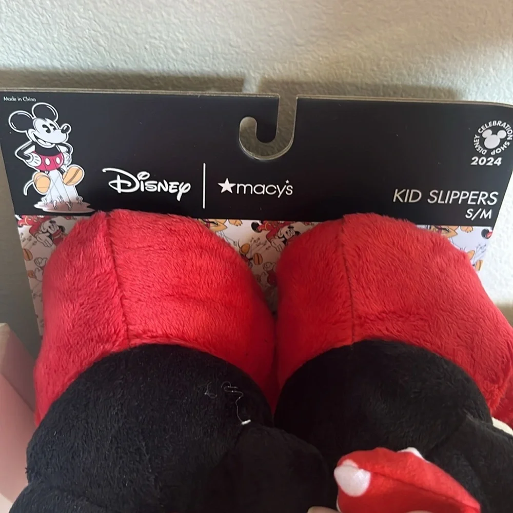 Minnie Mouse Balloon 3D Slippers-NWT